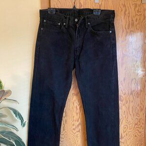 Levi's Men's Black 505 Jeans